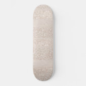 Luipaard Glitter Strepen Glam 8 Persoonlijk Skateboard (Voorkant)