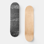 Luipaard Glitter Strepen Glam 9 Persoonlijk Skateboard (Voorkant)