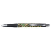 Luipaard groen goud monogram naam pen (Achterkant)