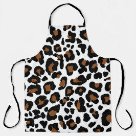 Luipaard Grote Kat Vacht Patroon Print Schort