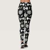 Luipaard Gym Patroon Leggings (Achterkant)
