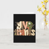 Luipaard Herfst Dank Coquette Latch Haak Garens  Kaart (Gele Bloem)