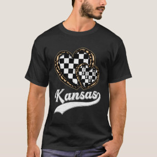 Luipaard Hij Kansas Schaken T-shirt