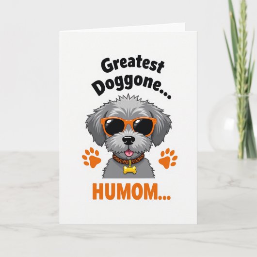 Luipaard Hond Geweldige Moeder Kaart (Voorkant)