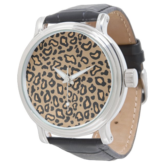 Luipaard horloge (Gekanteld)