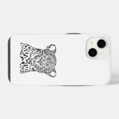 Luipaard "Hosana"-ontwerp iPhone Hoesje (Achterkant horizontaal)