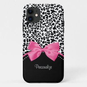 Luipaard Hot Pink Strik Case-Mate iPhone Case