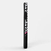 Luipaard Hot Pink Strik Case-Mate iPhone Case (Achterkant/rechts)