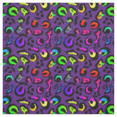 Luipaard Huid afdrukken Multi-Color Funky Camoufla Stof (Swatch)