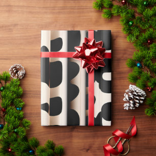 Luipaard huid Beige Modern Patroon Cadeaupapier