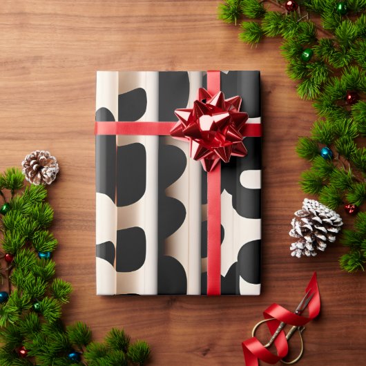 Luipaard huid Beige Modern Patroon Cadeaupapier (Feestdagen Geschenken)