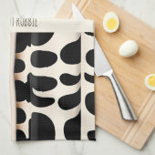 Luipaard huid Beige Modern Patroon Theedoek (Quarter Fold)