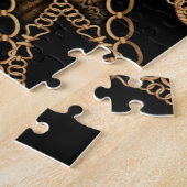 Luipaard Huid & Ketting Sieraden Legpuzzel (Zijkant)