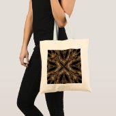 Luipaard Huid & Ketting Sieraden Tote Bag (Voorkant (product))