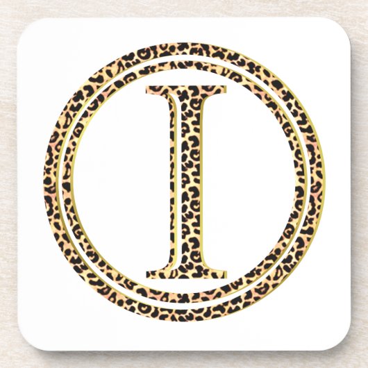luipaard I Bier Onderzetter (Voorkant)