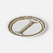 luipaard I Papieren Bordje (Gekanteld)