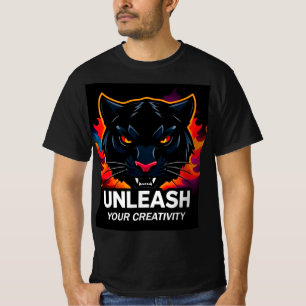 Luipaard Illustratie die Creatief Denken Benadrukt T-shirt