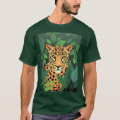 Luipaard in de jungle  t-shirt (Voorkant)