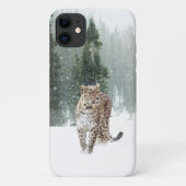 Luipaard in de sneeuw Case-Mate iPhone case (Achterkant)