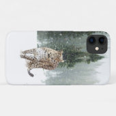 Luipaard in de sneeuw Case-Mate iPhone case (Achterkant (horizontaal))