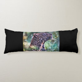 Luipaard in een zonlicht Oerwoud Lichaamskussen