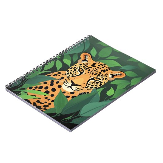 Luipaard in het Oerwoud Notitieboek (Linkerzijde)