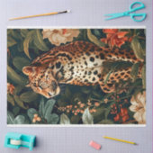Luipaard in oerwoud decoupage tissuepapier (Craft)