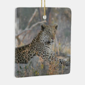 LUIPAARD IN RUST KERAMISCH ORNAMENT (Rechts)