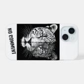 Luipaard iPhone 15 Case (Achterkant horizontaal)