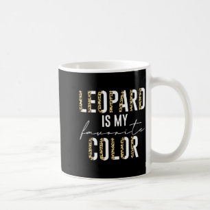 Luipaard is mijn favoriete kleur Luipaardprint pat Koffiemok