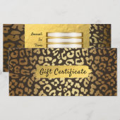 Luipaard Jachtluipaard Dierenhuid Print Cadeaubon (Voorkant / Achterkant)