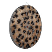 Luipaard Jachtluipaard Dierprint Meisjesachtig Mod Dartbord (Voorkant Links)