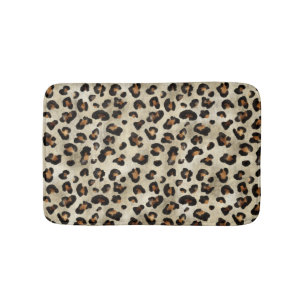 Luipaard Jachtluipaard Dierprintpatroon Beige Brui Badmat