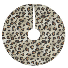 Luipaard Jachtluipaard Dierprintpatroon Beige Brui Kerstboom Rok