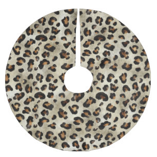 Luipaard Jachtluipaard Dierprintpatroon Beige Brui Kerstboom Rok