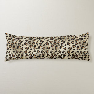 Luipaard Jachtluipaard Dierprintpatroon Beige Brui Lichaamskussen
