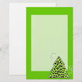 Luipaard jachtluipaard Kerstboom Briefpapier (Voorkant / Achterkant)
