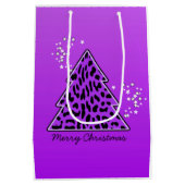 Luipaard jachtluipaard Kerstboom Medium Cadeauzakje (Achterkant)