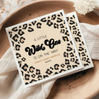 Luipaard Jachtluipaard Print Wilde Eén Baby Shower