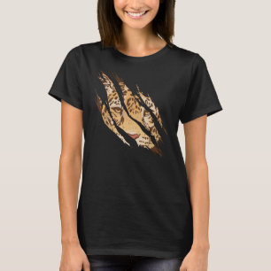 Luipaard Jachtluipaard Tijger Gezicht Leeuw Grote T-shirt
