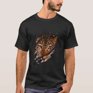 Luipaard Jachtluipaard Tijger Luipaard Gezicht Lee T-shirt