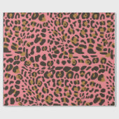Luipaard Jaguar Dierprint Patroon Cadeaupapier (Vlak)