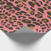 Luipaard Jaguar Dierprint Patroon Cadeaupapier (Hoek)