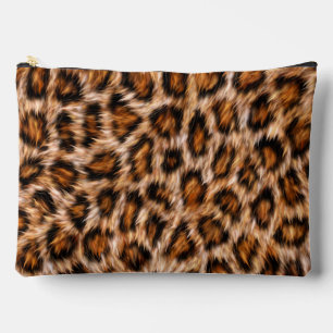 Luipaard Jaguar Kat Bruine Vacht Patroon Etui