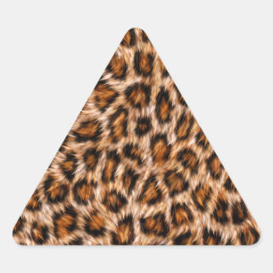 Luipaard Jaguar Kat Bruine Vacht Patroon Sticker