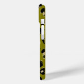 Luipaard kaki print Case-Mate iPhone case (Achterkant / Links)