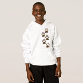 Luipaard kattenklauw tracks asymmetrische katachti (Voorkant volledig)