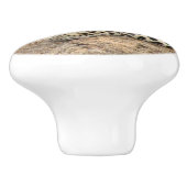 Luipaard keramische knop, rechts knop (Zijkant)