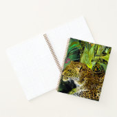 Luipaard kijkt tropische jungle notitieboek (Binnen)