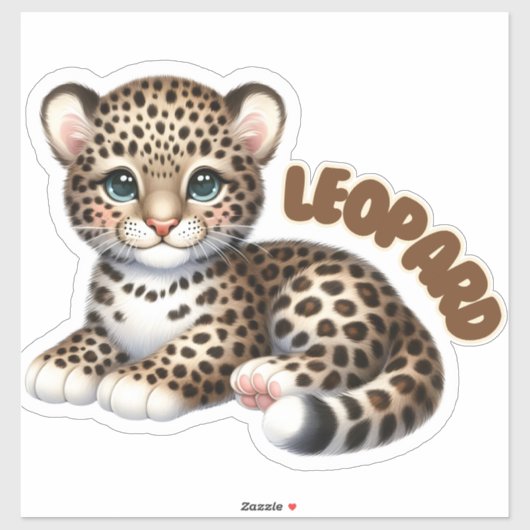 LUIPAARD - KINDERKAMER STICKER (Vel)